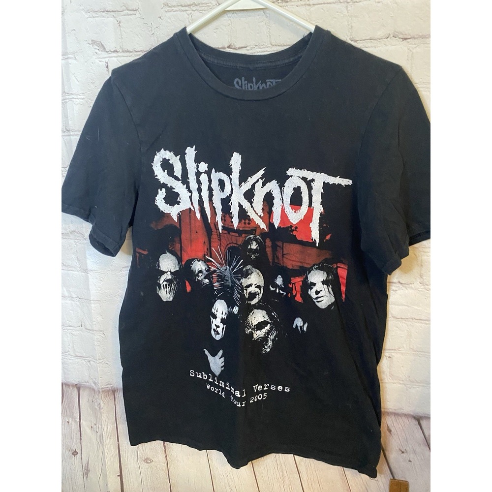 Slipknot Subliminal Verses World Tour 2005 T-Shirt, Size S